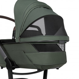 Детская коляска 4 в 1 Joolz Day 5 и автокресло Baby-Safe Core Midnight Grey и база Vario Base 5Z без адаптеров + конверт в подарок Forest green