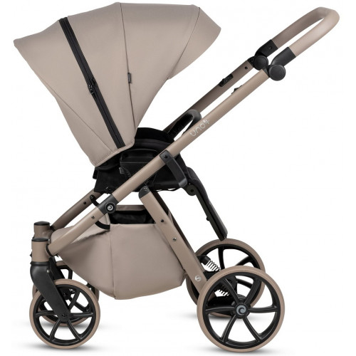 Детская коляска Tutis Uno 6 Plus Essential collection 4 в 1 с автокреслом Beno Black и базой 1602172 Taupe с сумкой