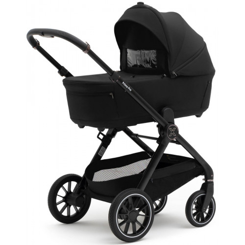 Коляска Agex Prima Pro 4 в 1 с автокреслом i-Safe S Black и базой APP626 Black (Черный)