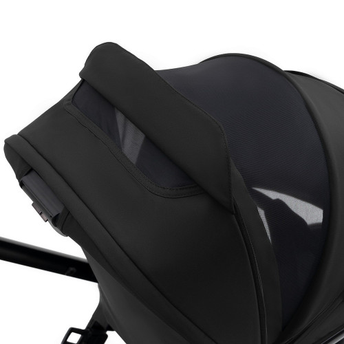 Коляска Agex Prima Pro 4 в 1 с автокреслом i-Safe S Black и базой APP626 Black (Черный)