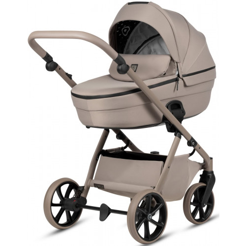 Детская коляска Tutis Uno 6 Plus Essential collection 4 в 1 с автокреслом Beno Black и базой 1602172 Taupe с сумкой