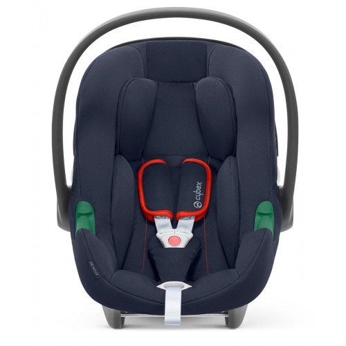 Коляска Cybex Balios S Lux TPE complete Aton B2 Bay Blue Base One 4 в 1 Almond Beige с дождевиками