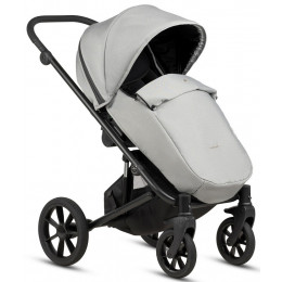 Детская коляска Noordi Aqua V2 4 в 1 с автокреслом Terra Edusky Black и базой 1482602 Light Grey