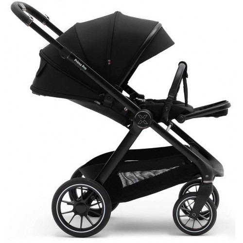 Коляска Agex Prima Pro 4 в 1 с автокреслом i-Safe S Black и базой APP626 Black (Черный)