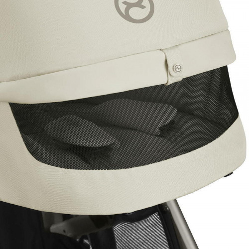 Коляска Cybex Talos S Lux TPE complete Cloud G Almond Beige Plus Base G 4 в 1 Seashell Beige с дождевиками