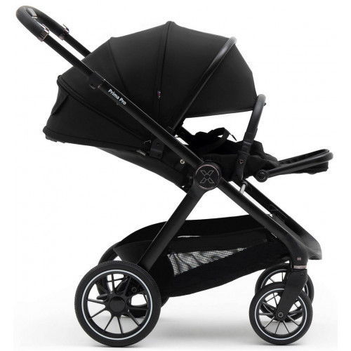 Коляска Agex Prima Pro 4 в 1 с автокреслом i-Safe S Black и базой APP626 Black (Черный)