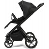 Детская коляска Peppy Monaco Plus 4 в 1 с автокреслом Jet Beige и базой Black (черный), рама черная