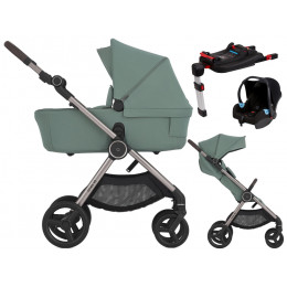 Детская коляска Anex iQ Premium NT 4 в 1 и автокресло Biuco BC100B + База Anex Karwala ISOFix iQ-29 Olly