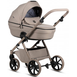 Детская коляска Tutis Uno 6 Plus Essential collection 4 в 1 с автокреслом Beno Beige и базой 1602172 Taupe с сумкой
