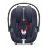 Коляска Cybex Balios S Lux TPE complete Aton B2 Bay Blue Base One 4 в 1 Almond Beige с дождевиками