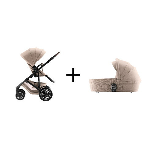 Коляска 4 в 1 Britax Roemer Smile 5Z Style и автокресло Baby-Safe Pro Jade Green + Vario Base 5Z Teak