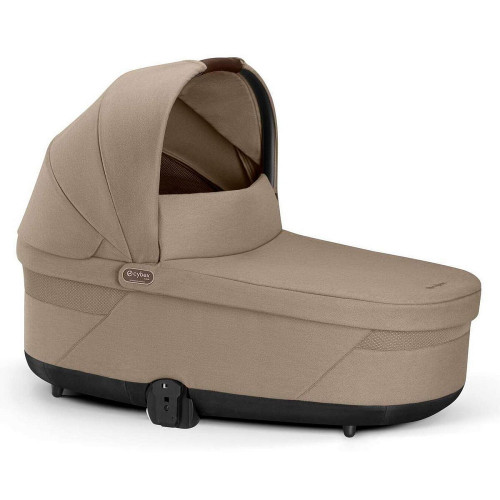 Коляска Cybex Balios S Lux TPE complete Aton B2 Bay Blue Base One 4 в 1 Almond Beige с дождевиками