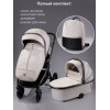 Детская коляска AmaroBaby Motus Premium Ecco 4 в 1 с автокреслом Rant Miro Graphite и базой молочный