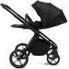 Детская коляска Peppy Monaco Plus 4 в 1 с автокреслом First Black и базой Black (черный), рама черная