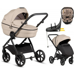 Детская коляска Tutis Uno 6 Plus Essential collection 4 в 1 с автокреслом Beno Beige и базой 1602180 Beige