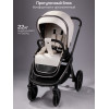 Детская коляска AmaroBaby Motus Premium Ecco 4 в 1 с автокреслом Rant Miro Graphite и базой молочный