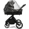 Детская коляска Peppy Monaco Plus 4 в 1 с автокреслом First Black и базой Black (черный), рама черная