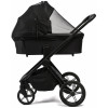 Детская коляска Peppy Monaco Plus 4 в 1 с автокреслом First Black и базой Black (черный), рама черная