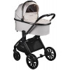 Детская коляска AmaroBaby Motus Premium Ecco 4 в 1 с автокреслом Rant Miro Graphite и базой молочный