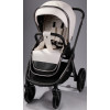 Детская коляска AmaroBaby Motus Premium Ecco 4 в 1 с автокреслом Rant Miro Graphite и базой молочный