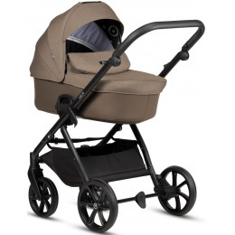 Детская коляска Tutis Leo 3 Plus 4 в 1 с автокреслом Beno Black и базой 1582261 Cinnamon
