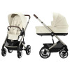 Коляска Cybex Talos S Lux TPE complete Cloud T Leaf Green Plus Base T 4 в 1 Seashell Beige с дождевиками