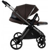 Детская коляска Pituso Teffy 4 в 1 с автокреслом Baesa Black с базой Turkish Coffee/Graphite