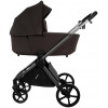 Детская коляска Pituso Teffy 4 в 1 с автокреслом Baesa Black с базой Turkish Coffee/Graphite