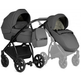 Детская коляска Noordi Luno All Trails 4 в 1 с автокреслом Terra Black и базой 1412610/1012610 Ocean Wave