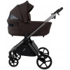 Детская коляска Pituso Teffy 4 в 1 с автокреслом Baesa Black с базой Turkish Coffee/Graphite