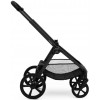 Коляска Agex Life 4 в 1 матовая рама с автокреслом i-Safe Black и базой ALB583 Black (Черный)