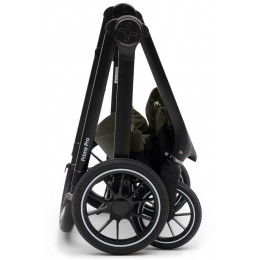 Коляска Agex Prima Pro 4 в 1 с автокреслом i-Safe Black и базой APF664 Green (Зеленый)