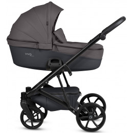 Детская коляска Tutis Viva 6 Plus Essential 4 в 1 с автокреслом Elo Lux EduSky Black и базой 1612072 Periscape