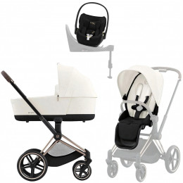 Коляска Cybex Priam IV Rosegold complete Cloud T Jeremy Scott Wings Base T 4 в 1 Off White