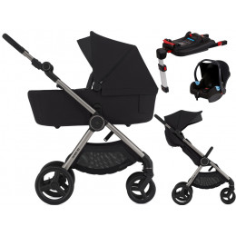 Детская коляска Anex iQ Premium NT 4 в 1 и автокресло Biuco BC100B + База Anex Karwala ISOFix iq-20 Darke