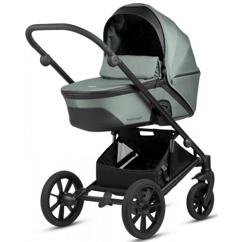 Детская коляска Noordi Aqua V2 4 в 1 с автокреслом Terra Edusky Black и базой 1482842 Fern