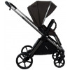 Детская коляска Pituso Teffy 4 в 1 с автокреслом Baesa Black с базой Turkish Coffee/Graphite
