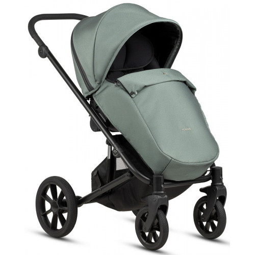 Детская коляска Noordi Aqua V2 4 в 1 с автокреслом Terra Edusky Black и базой 1482842 Fern