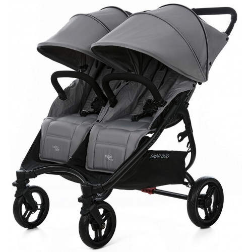 Прогулочная коляска для двойни Valco baby Snap Duo Flatt Matt/Cool Grey