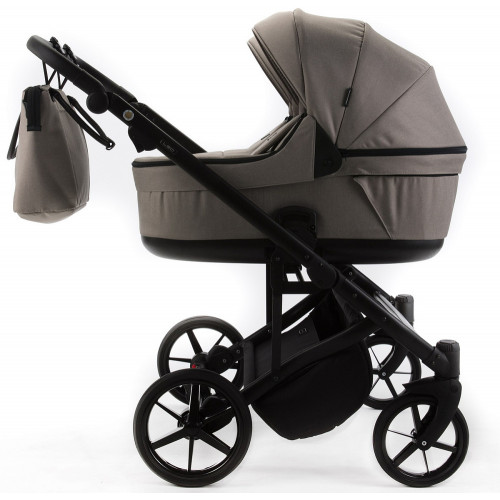 Детская коляска для двойни Adamex Leo Duo 2 в 1 TK72 (БЕЖЕВЫЙ)