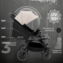 Детская прогулочная коляска для двойни Sweet Baby Donna Gray