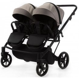 Детская коляска для двойни Adamex Leo Duo 3 в 1 TK72 (БЕЖЕВЫЙ)