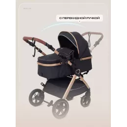 Коляска-трансформер Rant Basic Roller Gold 2024 Black