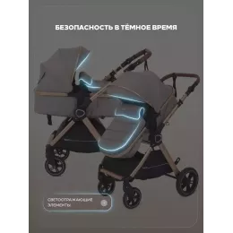 Коляска-трансформер Rant Basic Roller Gold 2024 Beige
