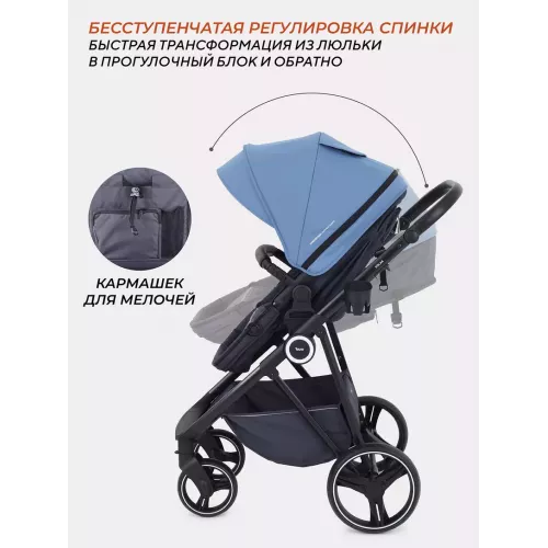Коляска-трансформер Rant Solar Blue