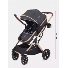 Детская коляска Rant basic Pulsar Gold 2 в 1 Grey