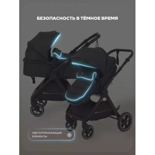 Коляска-трансформер Rant Basic Roller 2024 Black