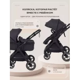 Коляска-трансформер Rant Basic Roller 2024 Black