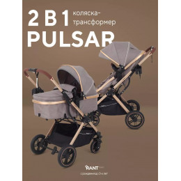 Детская коляска Rant basic Pulsar Gold 2 в 1 Beige