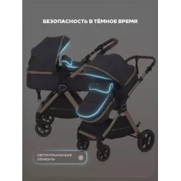 Коляска-трансформер Rant Basic Roller Gold 2024 Grey